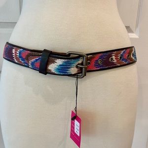NWT ELISE M BOHO STYLE SUEDE JEAN BLT SM or ML